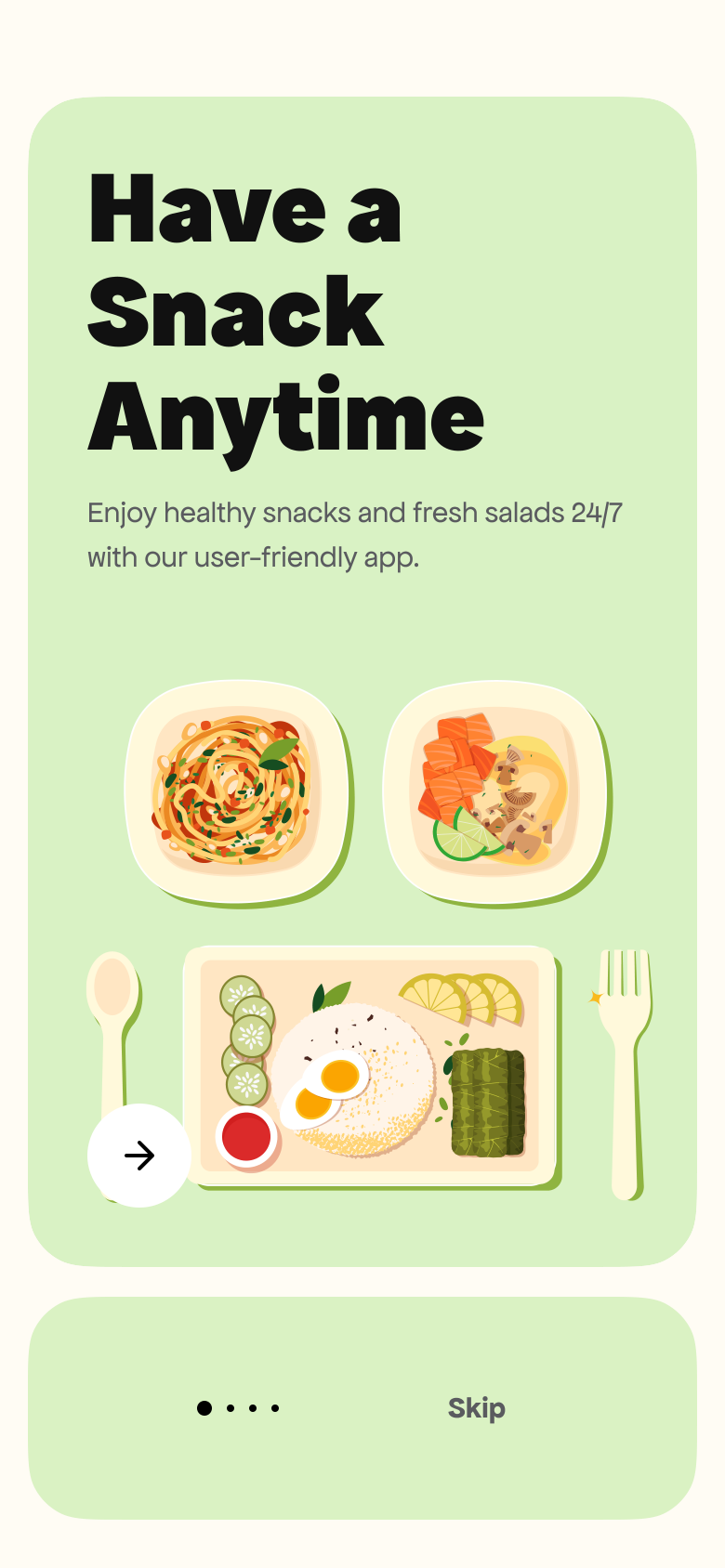 Onboarding — Snack Anytime